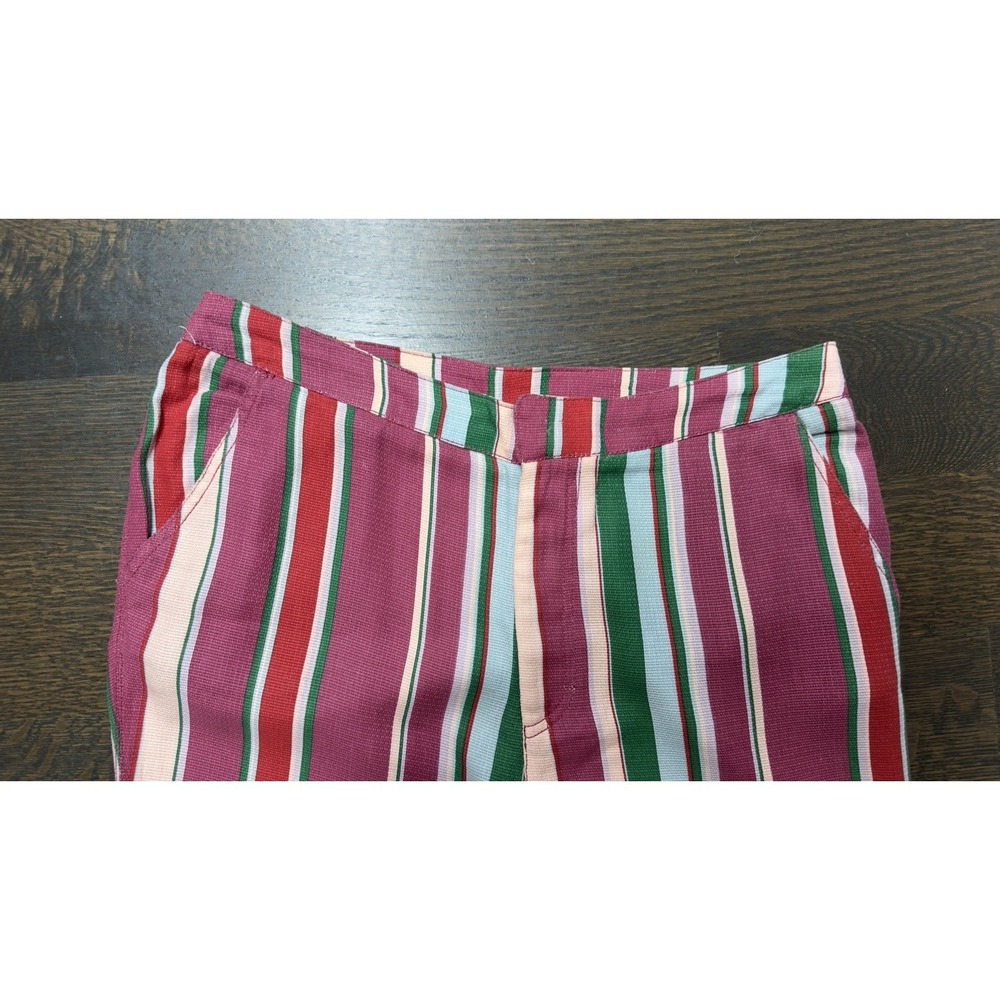 NWOT  Free People Striped La Paz  Crop Pants Boho Festival Hippie   Size US 8 - Picture 5 of 6